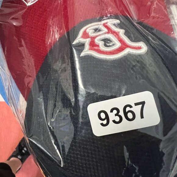 New Era Boston Red Sox Performance Cap Hat 7 1/8 Logo Blue Red Polyester MLB - Picture 9 of 9